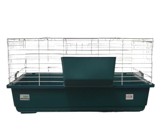 A_ERabitandGuineaPigGreenBaseandWhiteCage31x17x17