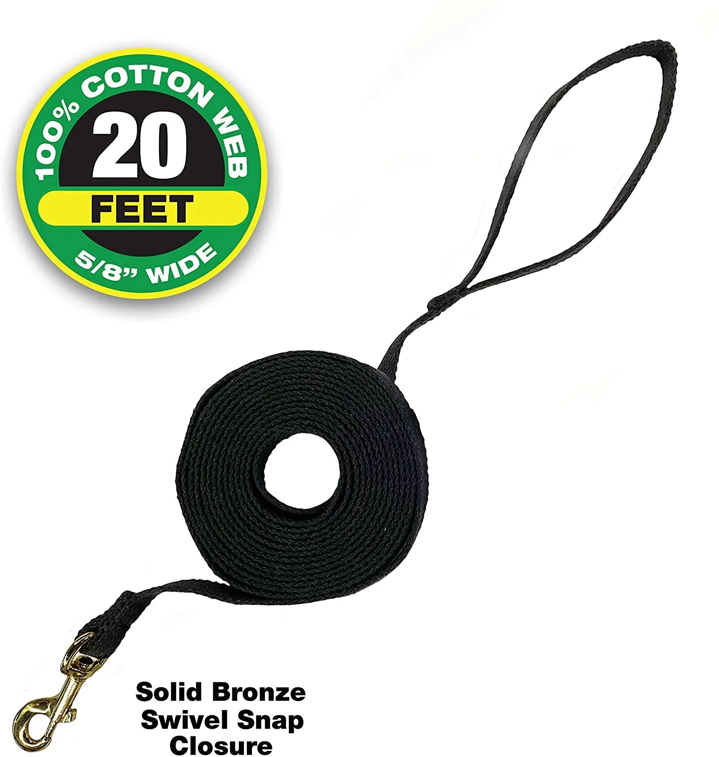 Four_Paws_Cotton_Web_Dog_Training_Lead_Black_C