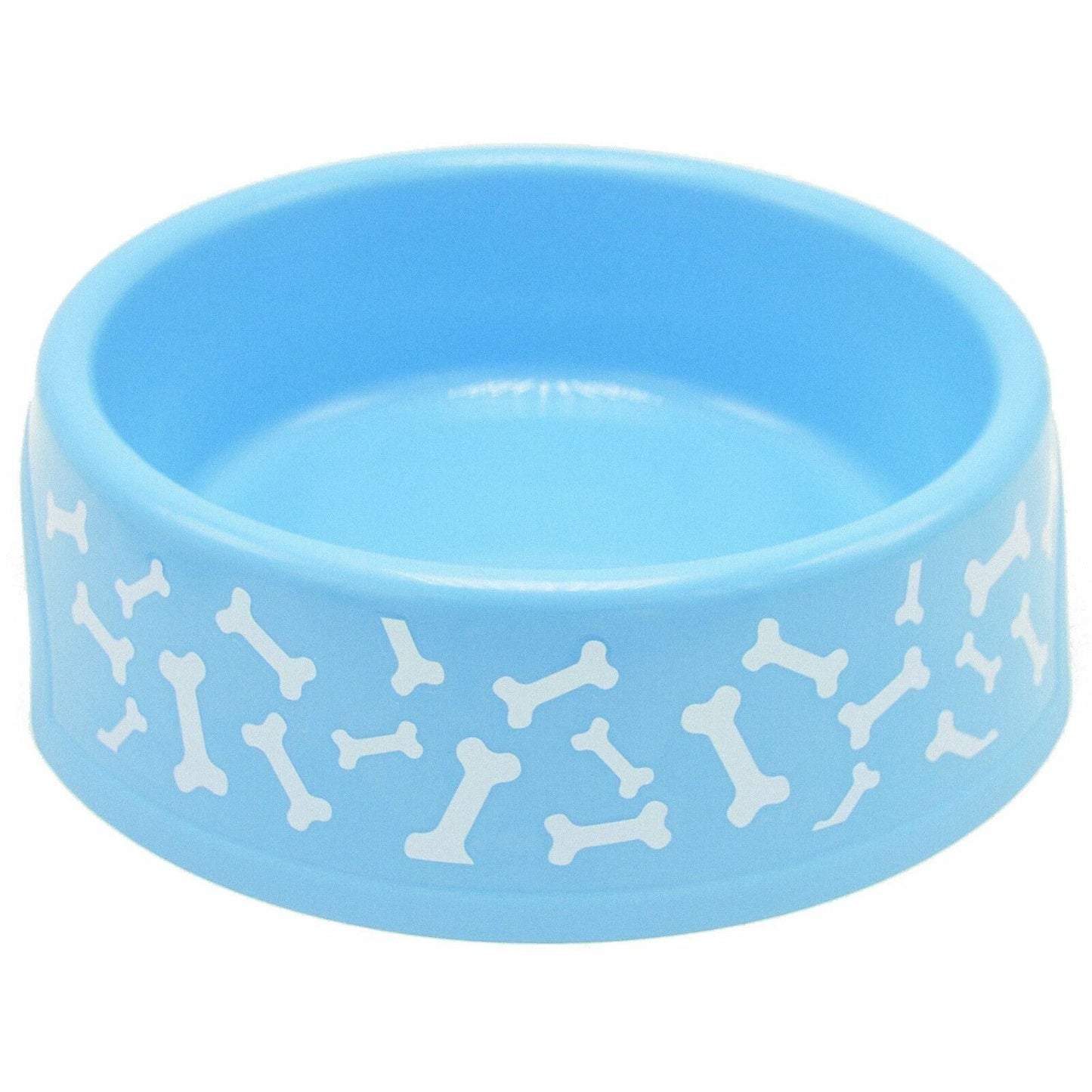 Great_Choice_Plato_plastico_huesos_comer_y_beber_perros_y_gatos_2_Qt Blue