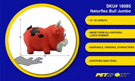 PetSport_Naturflez_Juguete_para_perros_Jumno_Bull_12_in_a