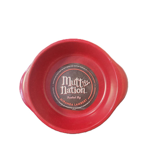 Petmate2.5cupsMuttnationRed