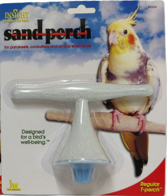 JW Insight Sand Perch for Parakeeets_Cockatiels and similar sized birds