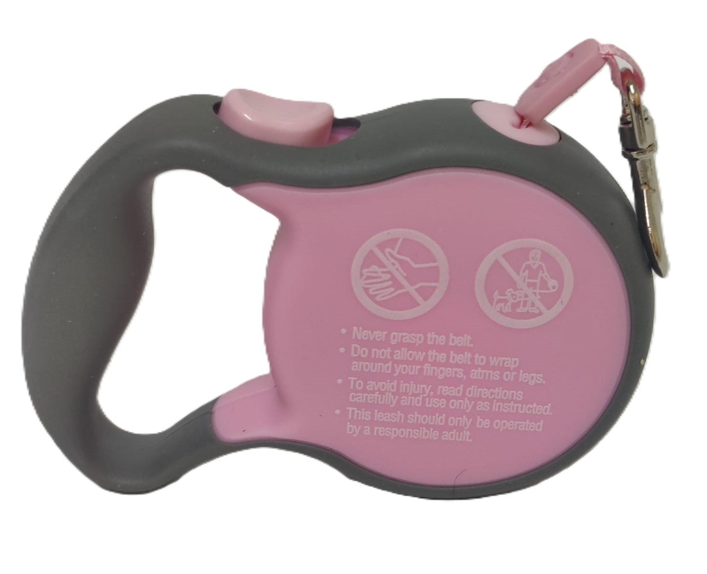 PetmateWalkabourRetractableLeashLPink B