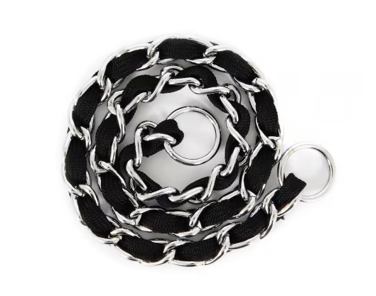 Petmate Comfort Chain Collar entrenamiento_ 3 mm x 22 in_color Negro A