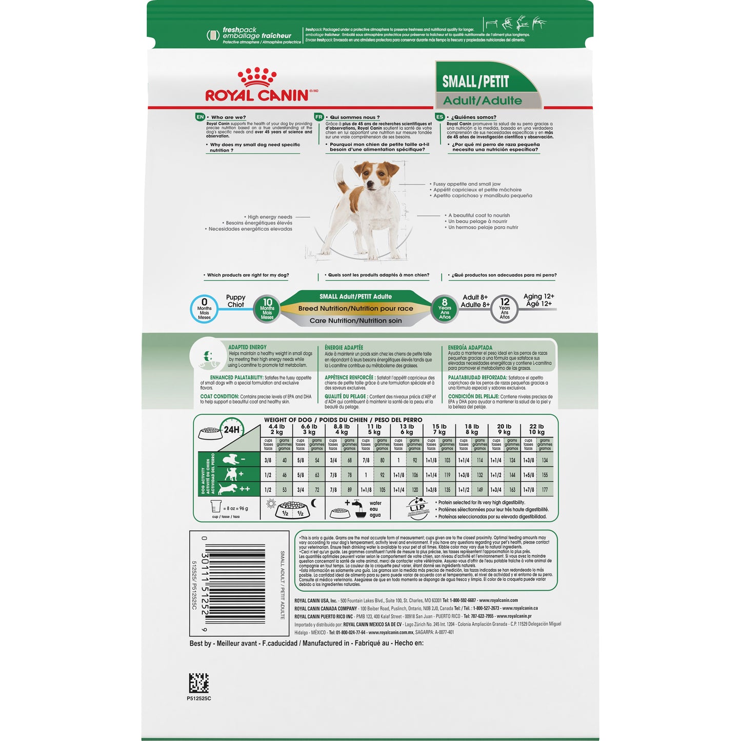 Royal Canin - Alimento para perro Adulto de raza pequeña Back