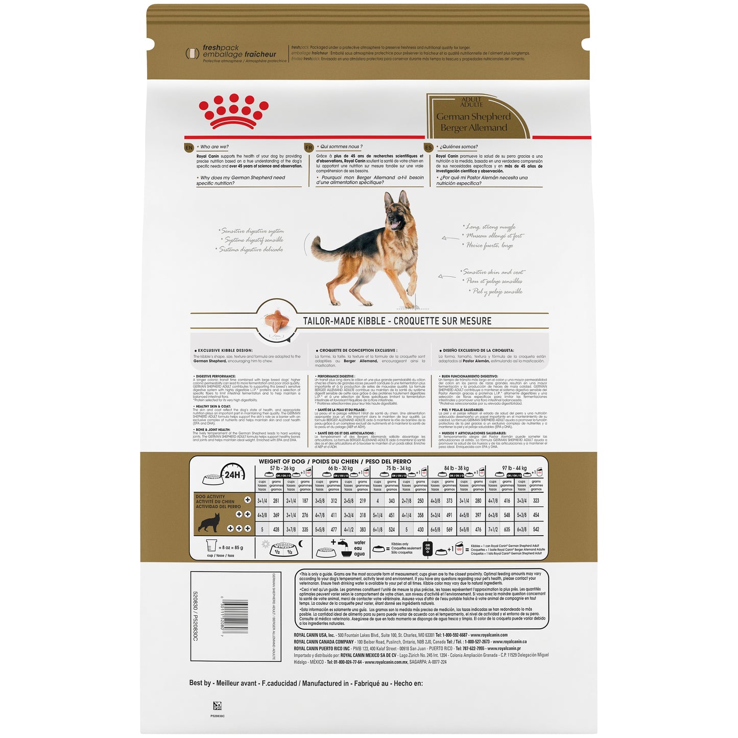 Royal Canin Alimento seco para adulto Pastor Alemán Back