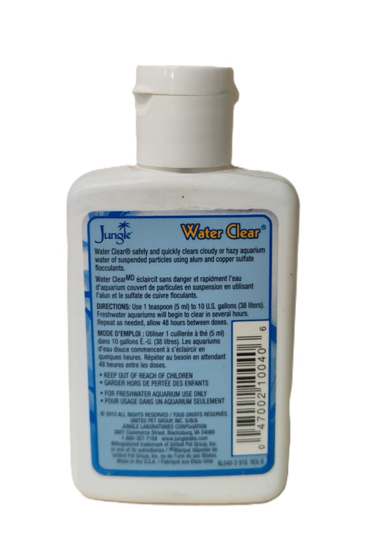 jungle water clear back