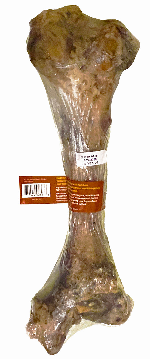 16-18InchMonsterNaturalMeatyBone-ScoochieCigarBand without package
