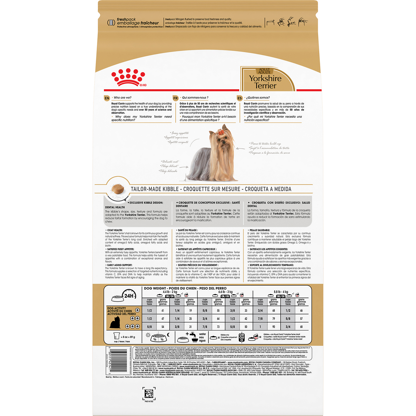 Alimento seco para YorkshireTerrier b