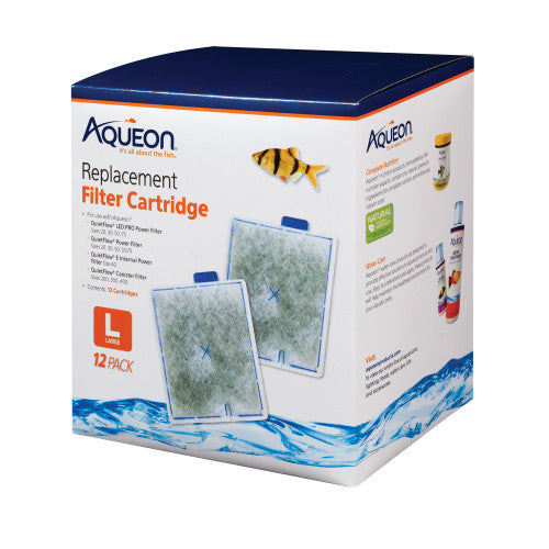 Aqueon_Cartucho de filgro de repuesto L 12 pack