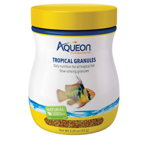 Aqueon Comida granulada para peces tropicales 3.25 oz