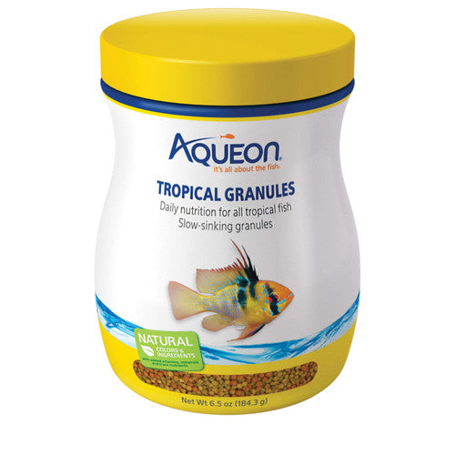 Aqueon Comida granulada para peces tropicales 6.5 oz