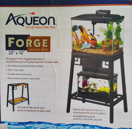 Aqueon  Stand para Pecera de Metal Forjado 20 x 10 " - Aqueon Forge Metal Aquarium Stand 20 x 10 "