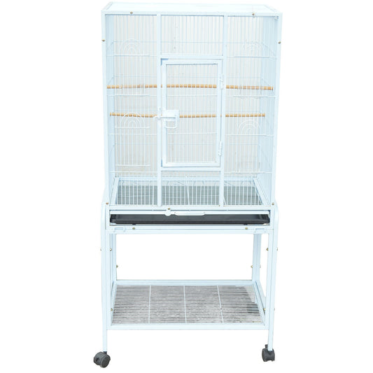 Pet Pioneer Jaula para Loro Blanca 31"Lx19"Wx55"H - Pet Pioneer Parrot Cage White  31"Lx19"Wx55"H