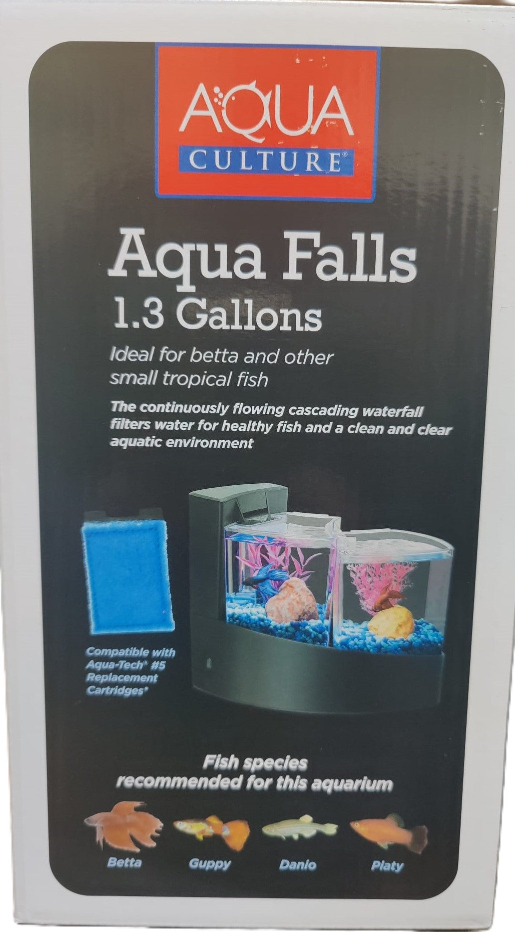 aqua culture fish tank accessories SPECIAL Aqua Culture Aqua Falls Betta and others tropical fish Aquarium Kit 1.3 gallons