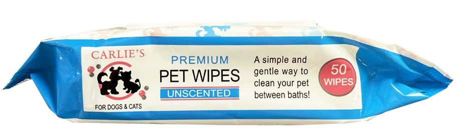 Carlies Premium Multi Purpose Pet Wipes 50 Pack