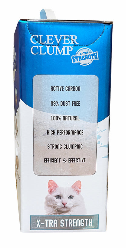 Clever Clump Bentonite Boxed Cat Litter 18.5Pounds Side 3