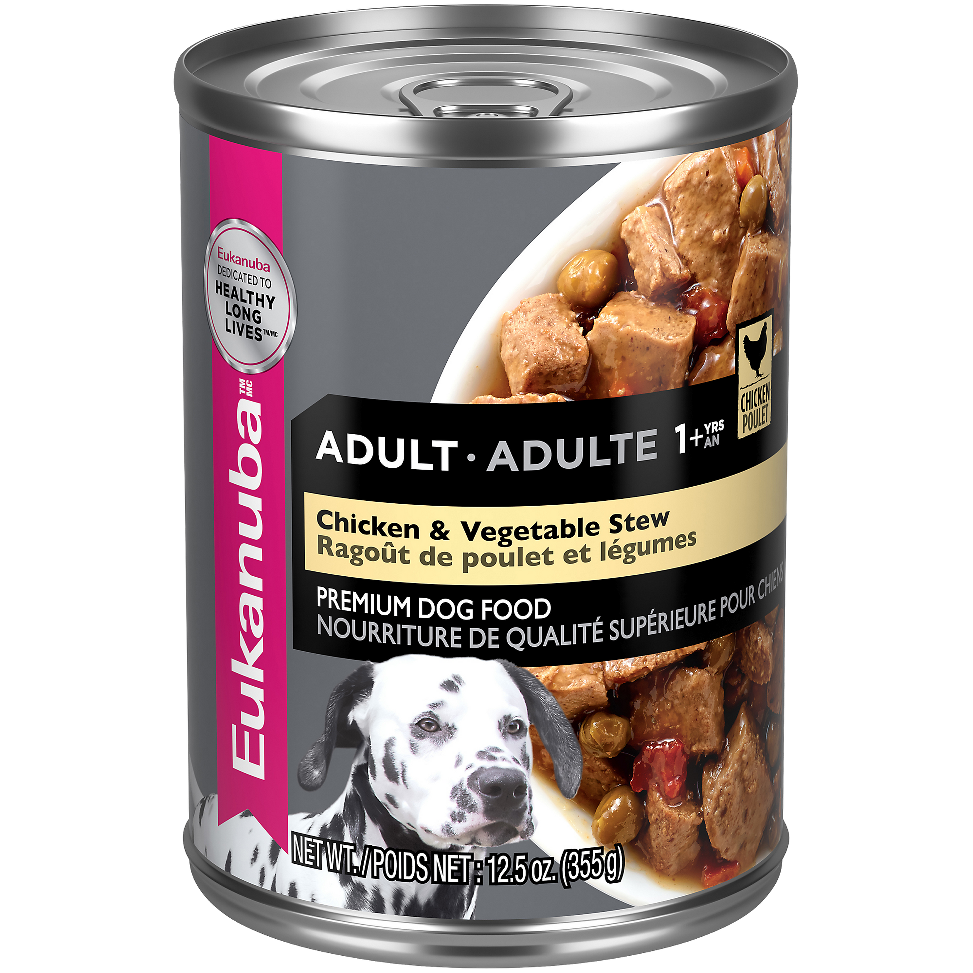 EUKANUBA_Adult Chicken Vegetable Stew Canned Dog Food