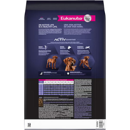 EukanubaLargeBreedPuppyChickenDryDogFood_ back