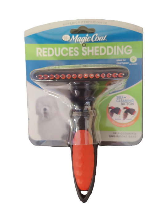 ESPECIAL Four Paws Magic Coat Rastrillo Autolimplable para Subcapa  -  SPECIAL Four Paws Magic Coat Self Cleaning Undercoat Rakees and Mats Conditioning Comb (Copy)