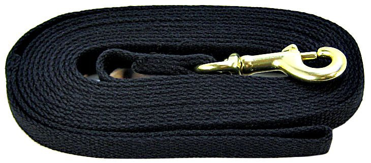 Four Paws Cotton Web Dog Training Lead_Black