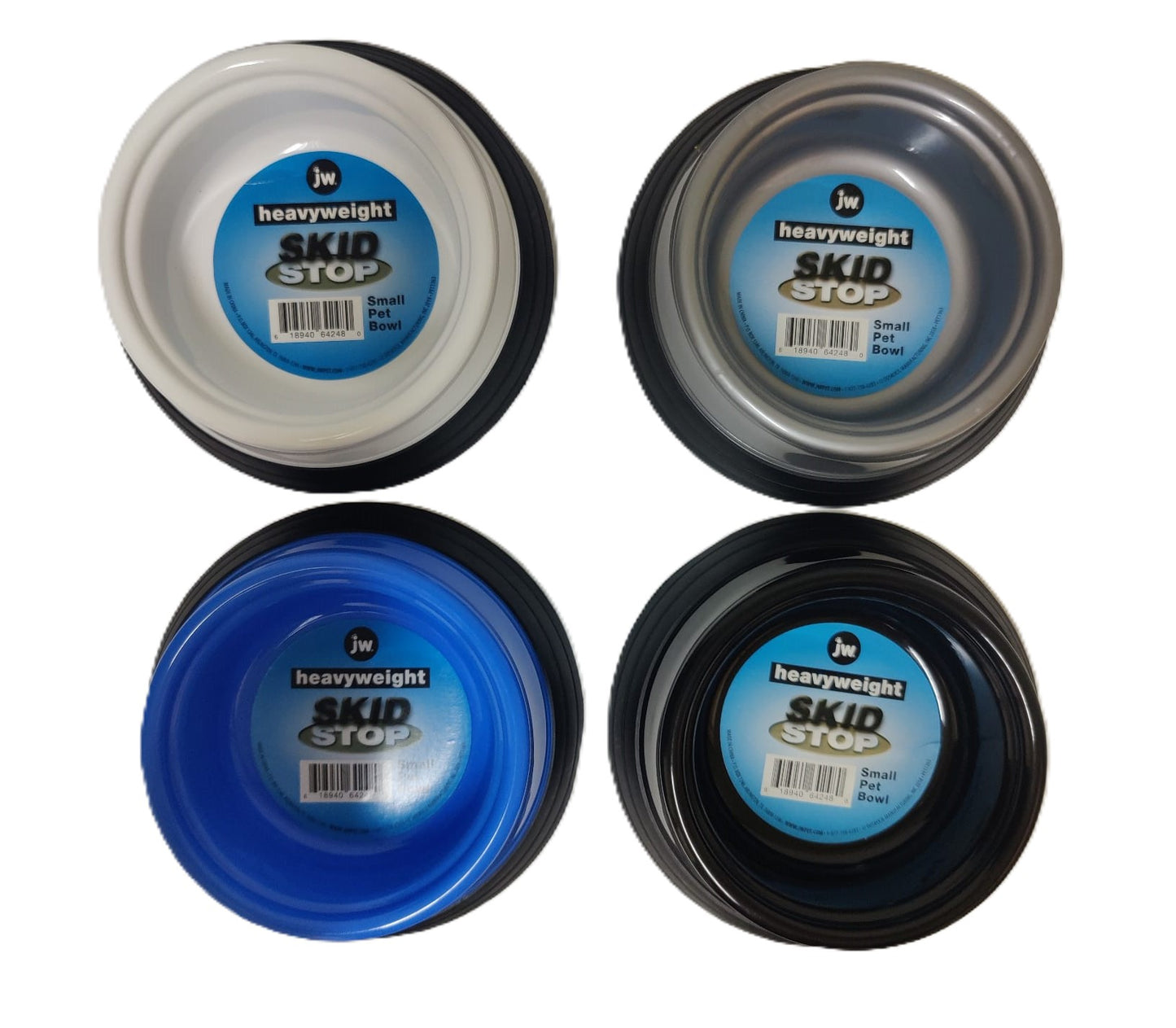 Comedero para mascotas JW, pequeño, resistente y antideslizante. Para gatos y perros. Comida y agua.