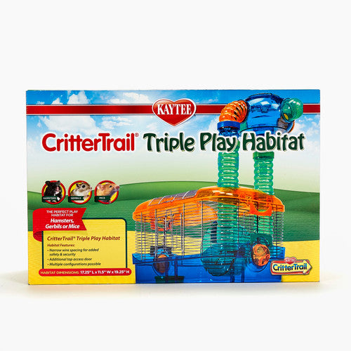 KAYTEE CRITTERTRAIL HABITAT triple juego