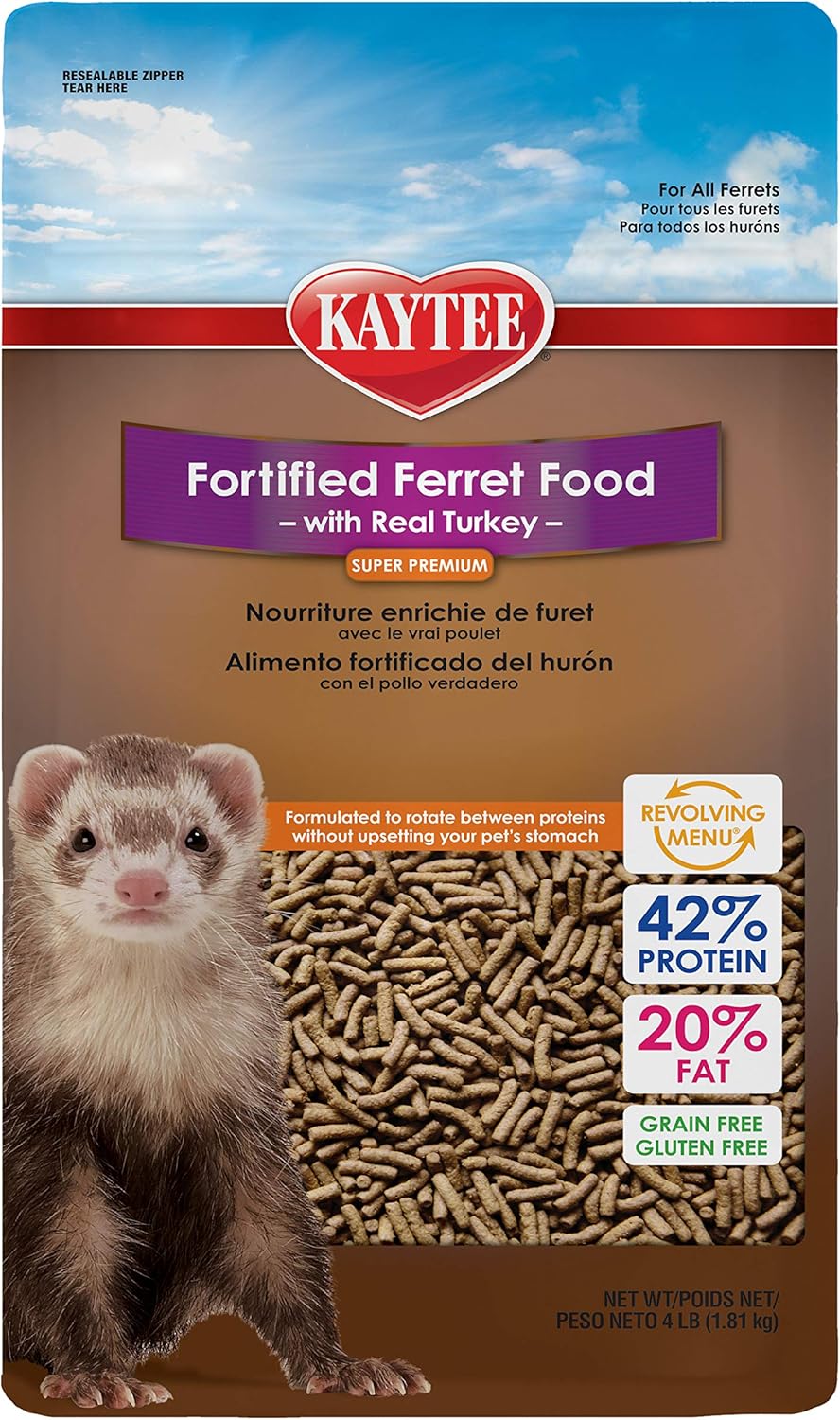 Kaytee Fortified Ferret Food with Real Turkey 4 lbs