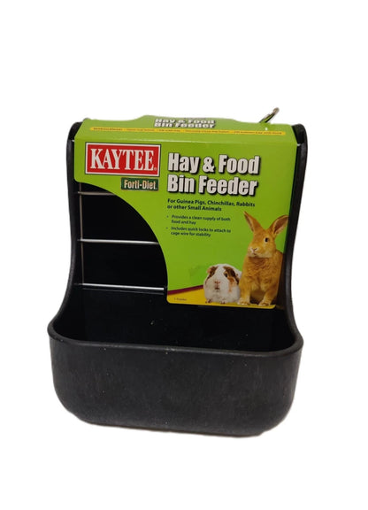 SPECIAL Kaytee Hay & Food Bin Feeder. (Differents Colors)