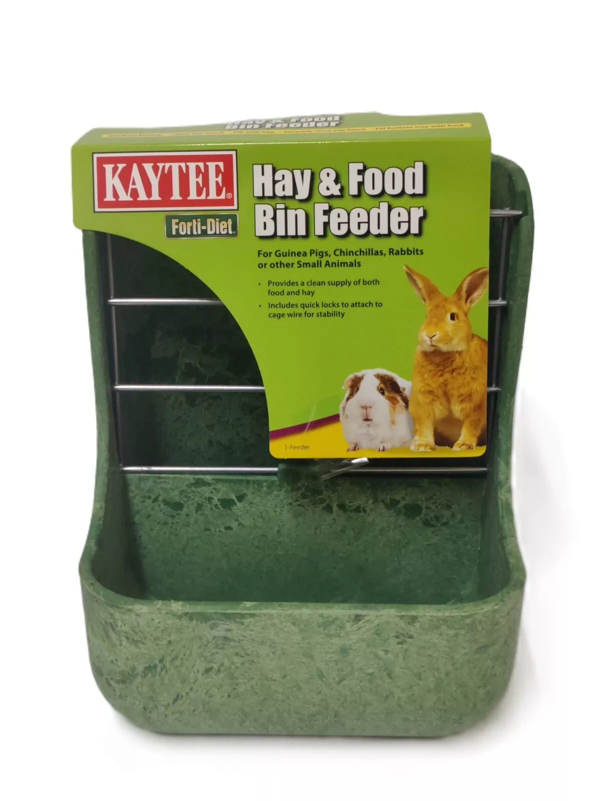 SPECIAL Kaytee Hay & Food Bin Feeder. (Differents Colors)