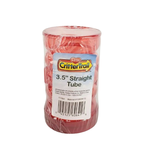 Kaytee CritterTrail  Tubo recto para conectar Habitat Red