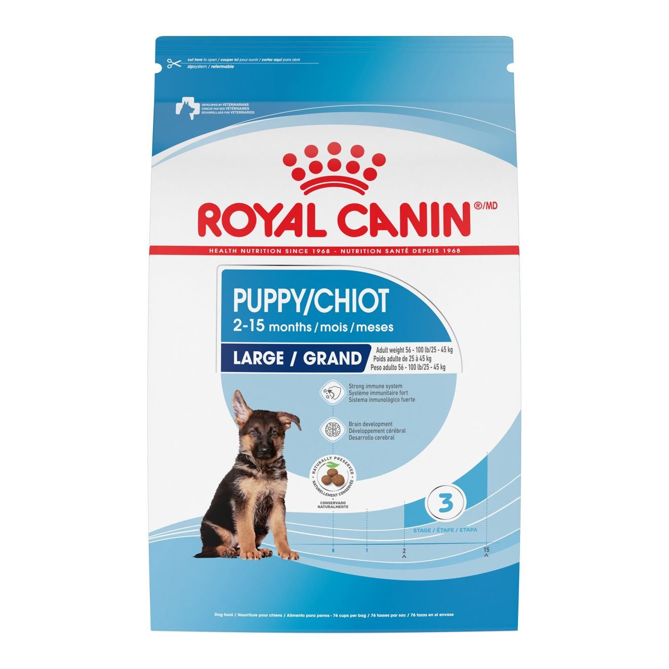 Royal Canin  Alimento seco para cachorros grandes