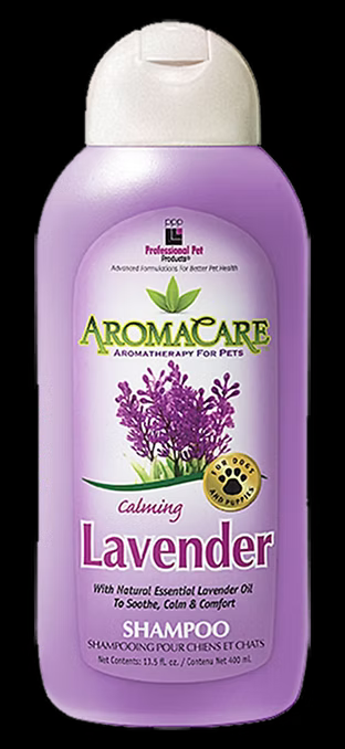 PPP AromaCare™ Calming Lavender Shampoo for Dogs and Cats. 13.5 oz, 1 gal.  Dilutes 32-1