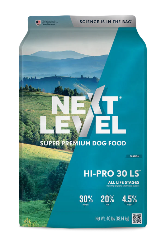 NEXT LEVEL Hi-PRO ALIMENTO SECO PARA PERROS HI PRO 30_LS_bolsa 40 Lbs 