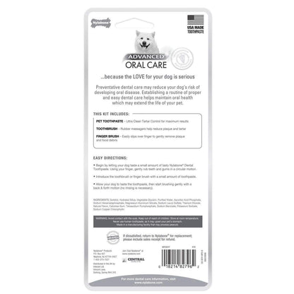 Nylabone Advanced Kit cuidado dental natural para perros A