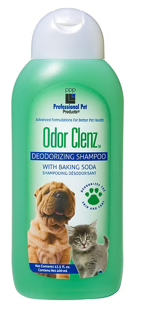 Champú de bicarbonato de sodio PPP OdorClenz™, diluido 12:1, para perros y gatos 