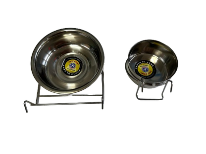 Pet Pioneer Cuenco colgante para perros de acero inoxidable