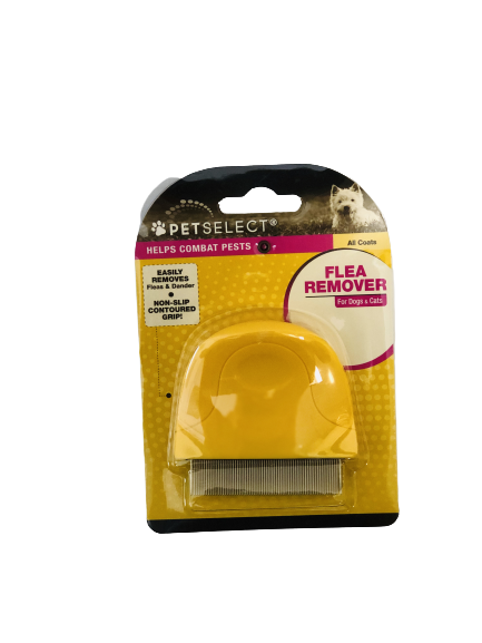 Pet Select Peine eliminador de pulgas para perros y gatos