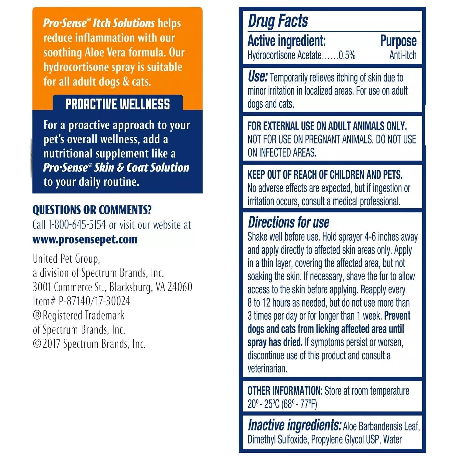 Prosense ITCH-Solution Back