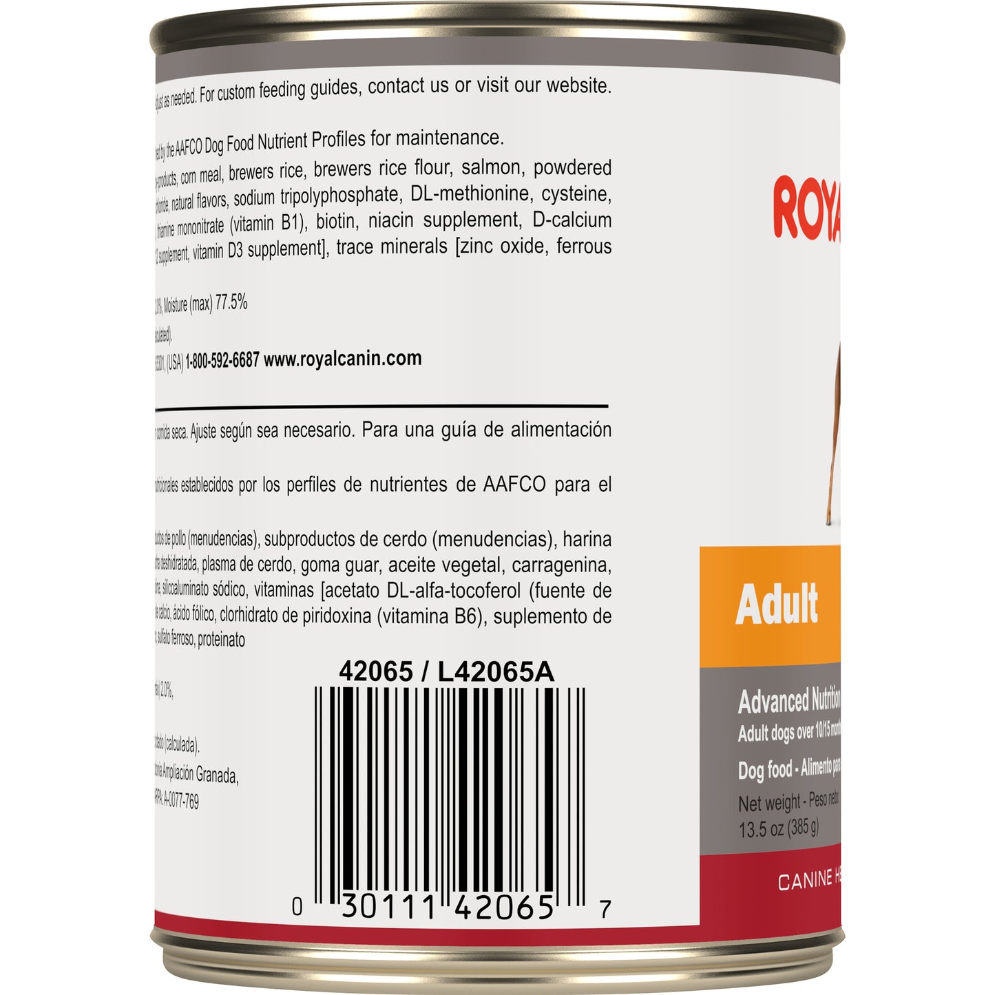 Royal Canin  Alimento enlatado para perro adulto  en Gel  SKU