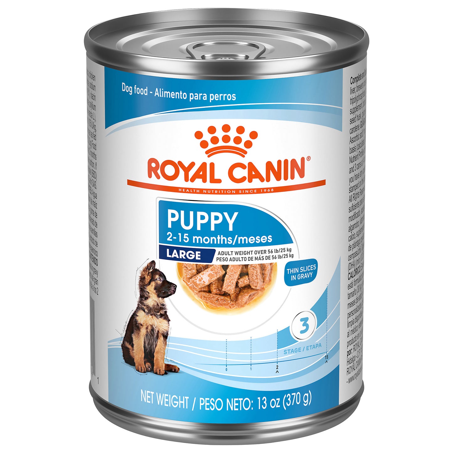 Royal Canin Size Health Nutrition Large Puppy Thin Slices in Gravy Wet Dog Food_13oz