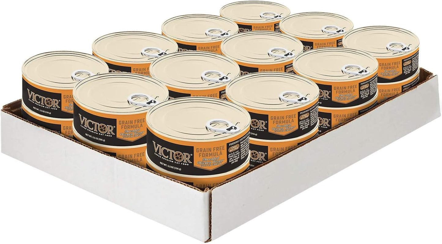 Comida enlatada para gatos Victor Turkey and Salmon Dinner Pate (5.5 oz o caja de 12) 22
