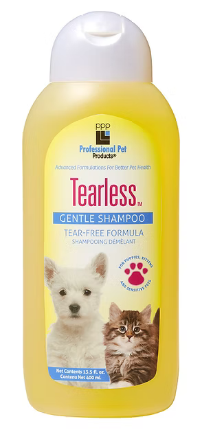 Champú sin lágrimas PPP, 1 galón (3,785 L), diluible 12:1, para perros y gatos 