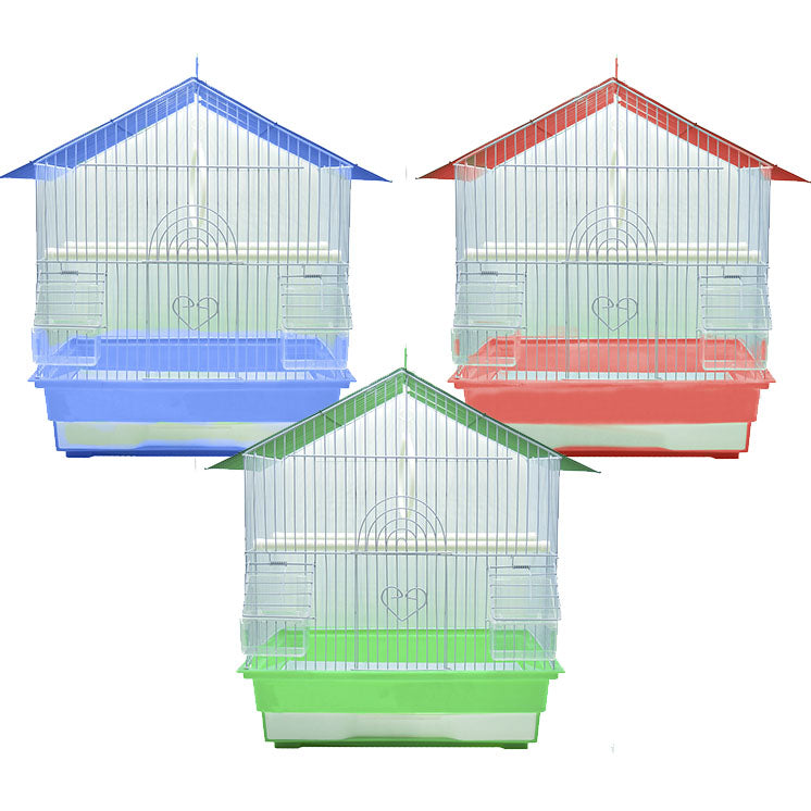 Pet Pioneer Bird Cage 14"x11"x18'H for parakeet of similar birds (gree