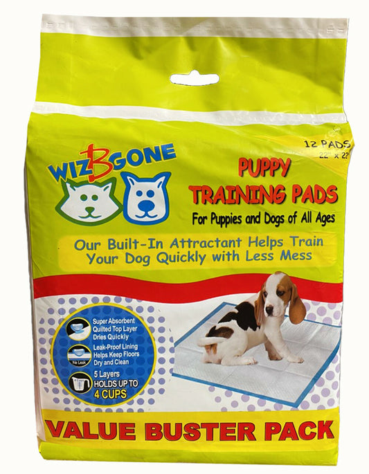 WIZ B GONE PAQUETE AHORRO DE 12 ALMOHADILLAS(PADs) 22 X 22 in