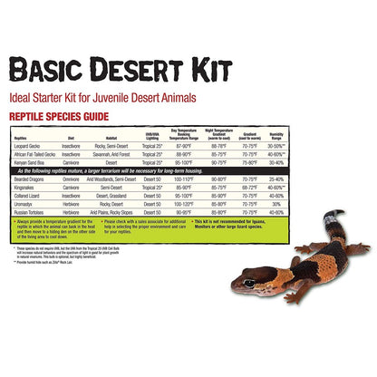 Zilla Kit básico de inicio del Desierto. Ideal para reptiles pequeños.   -  Zilla Basic Desert Starter Kit. Ideal for small reptile.