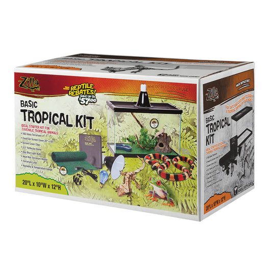 Zilla  Kit  inicial  básico, ideal para reptiles tropicales  juveniles