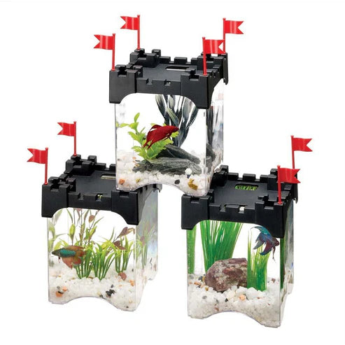 aqueon-betta-castle-aquarium-kit-black- 0.5gal-
