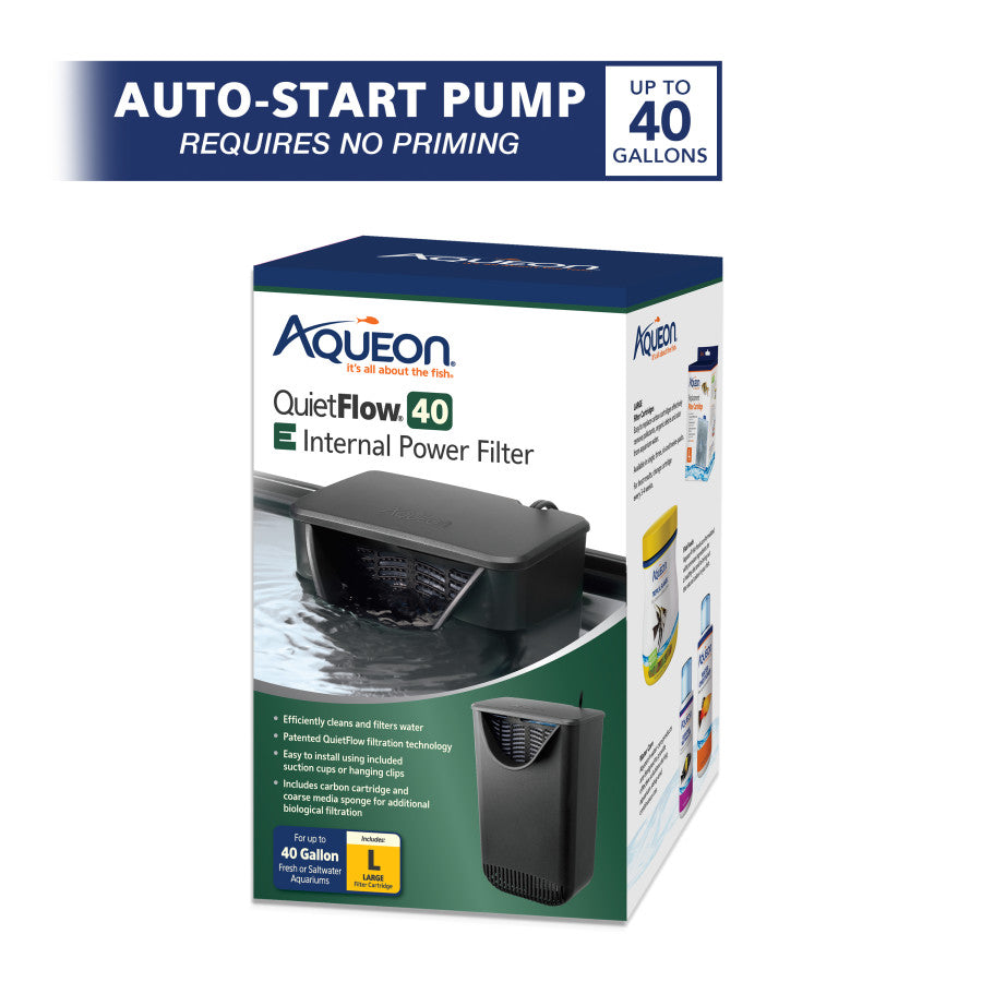 Aqueon Quiet Flow 40E Internal Power Filter Upto40