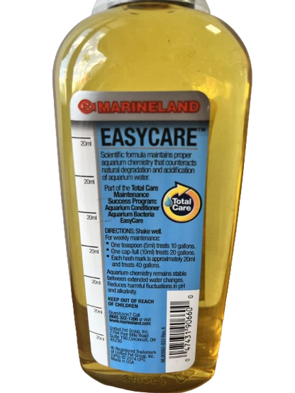 ESPECIAL Marineland  EasyCare Reduce Mantenimiento. Agua Dulce. 8 oz.  -  SPECIAL Marineland EasyCare Reduces Maintenance. Freshwater.   8 oz.